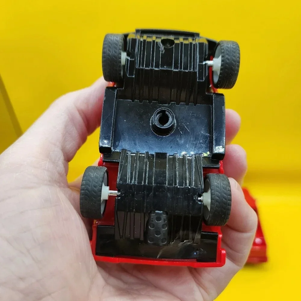 3 Plastic Toy Trucks 3 Inch Red Blue